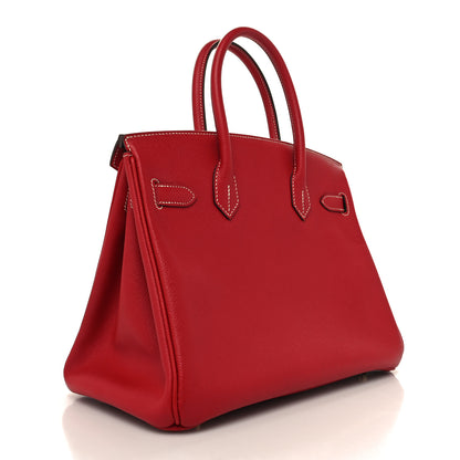 Hermes Epsom Candy Birkin 30 Rouge Casaque Bleu Thalassa 3 of 12