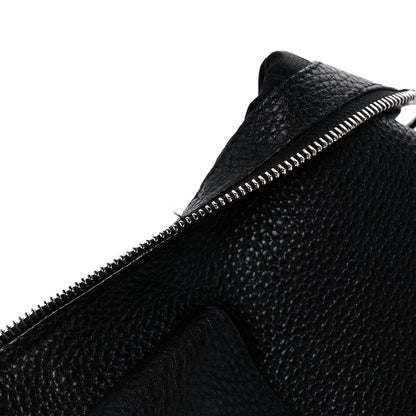 Salvatore Ferragamo Calfskin Fanisa Gancini Hobo Black 12 of 13