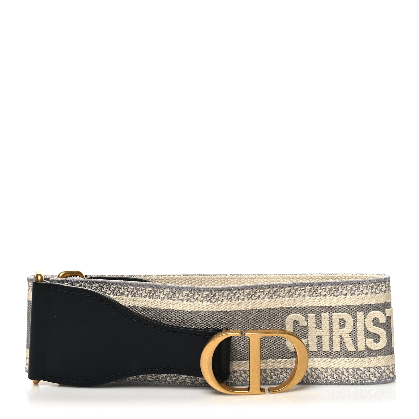 Canvas Embroidered Large Book Belt 80 32 Grey Multicolor