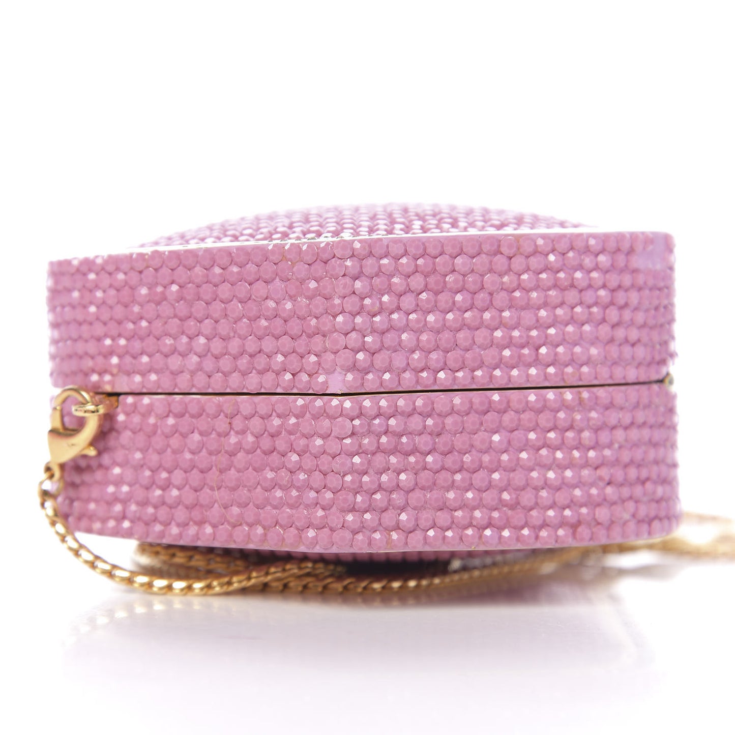 Swarovski Crystal Minaudiere Clutch Pink