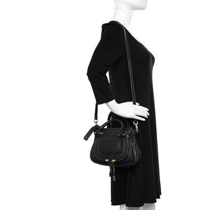 Chloe Calfskin Small Marcie Satchel Black 2 of 14