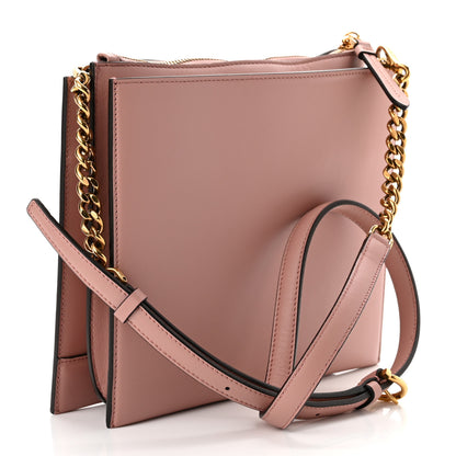 Salvatore Ferragamo Calfskin Trifolio Crossbody Bag Antique Rose 3 of 10