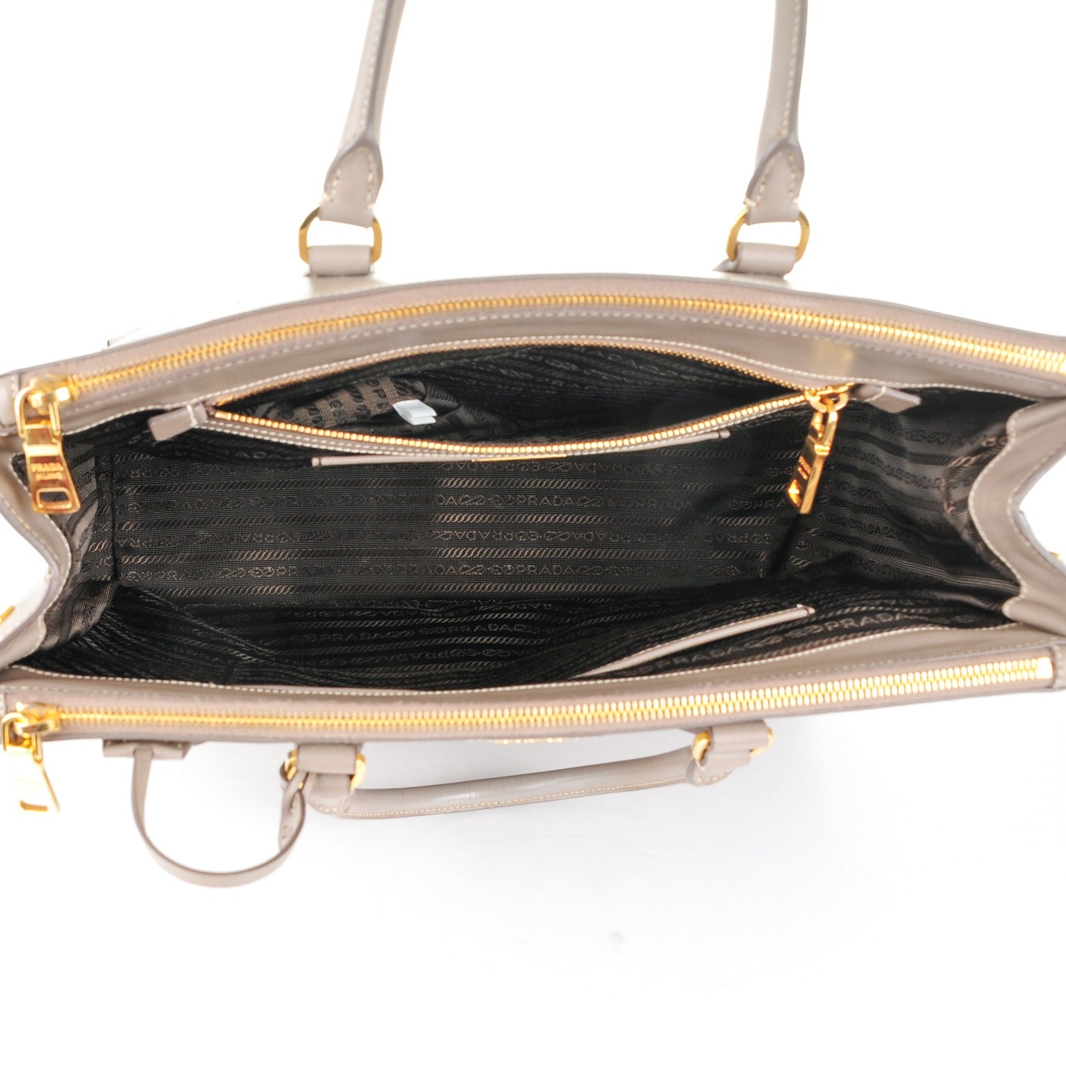 Prada Saffiano Large Galleria Double Zip Tote Argilla 5 of 12