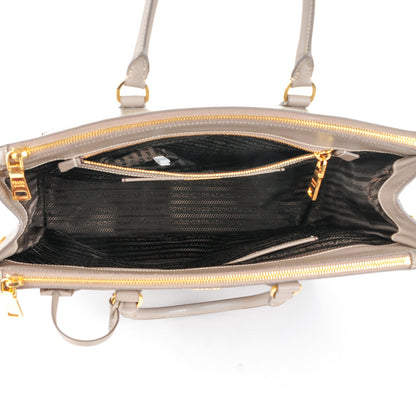 Prada Saffiano Large Galleria Double Zip Tote Argilla 5 of 12