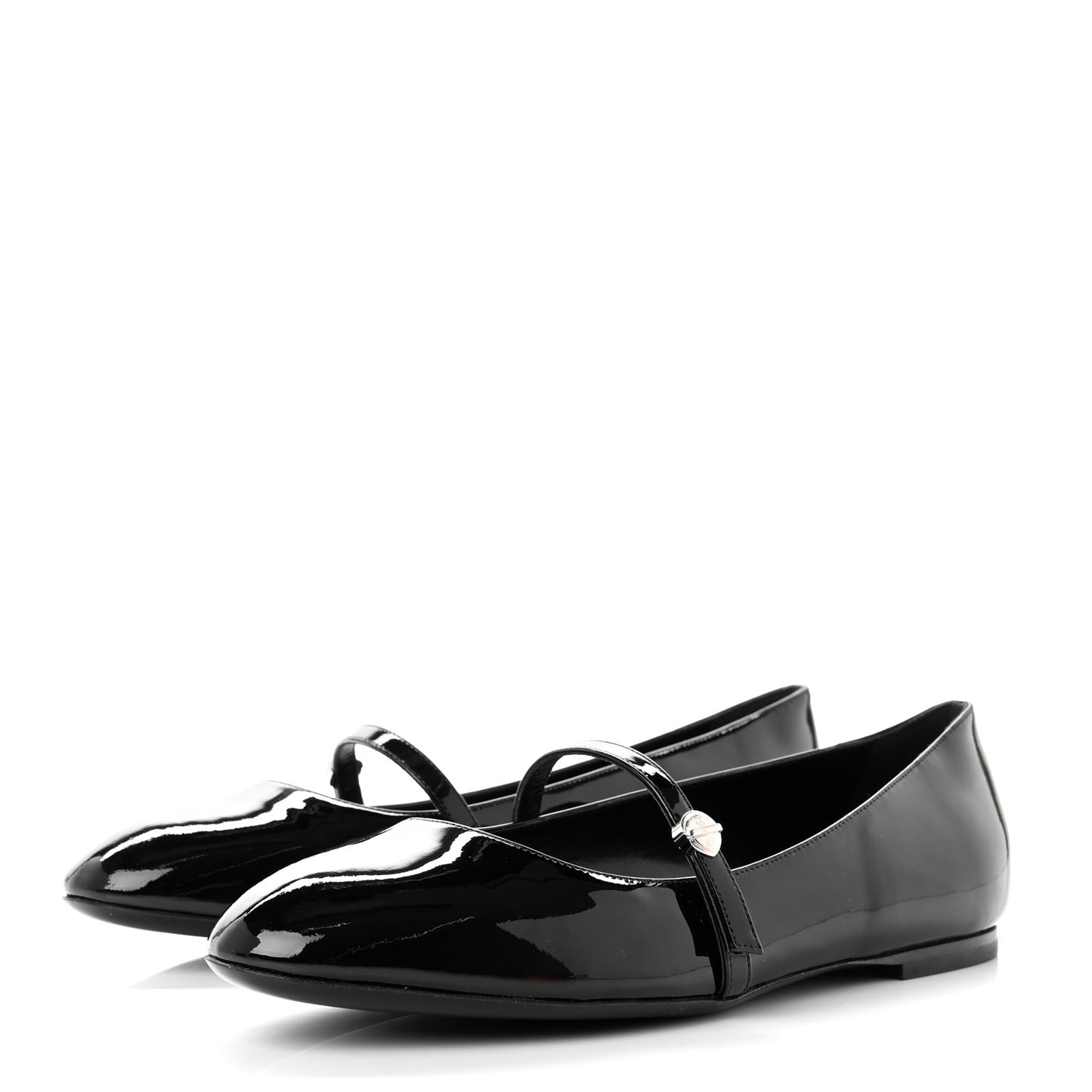 Patent Uniformes Ballerina Flat 39.5 Black