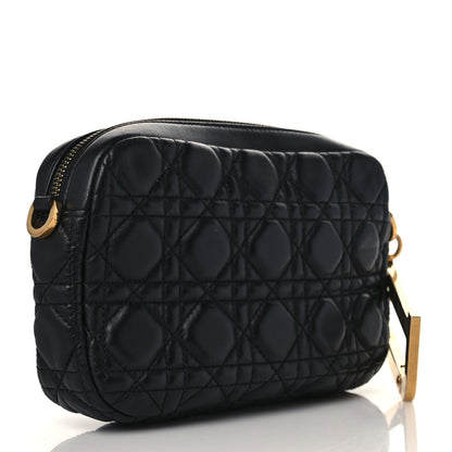 Christian Dior Lambskin Cannage DiorQuake Pouch Black 3 of 10
