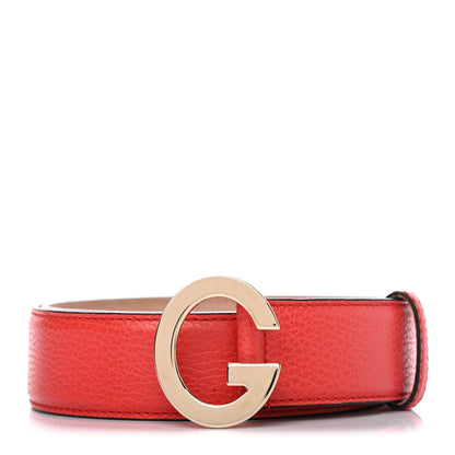 Gucci Calfskin G Belt 90 36 Red 1 of 4