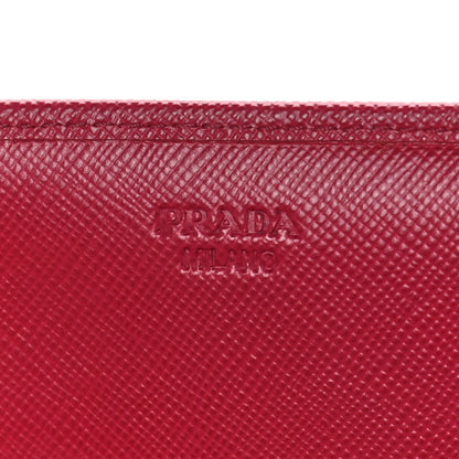 Prada Saffiano Fiocco Bow Continental Wallet Peonia 6 of 15