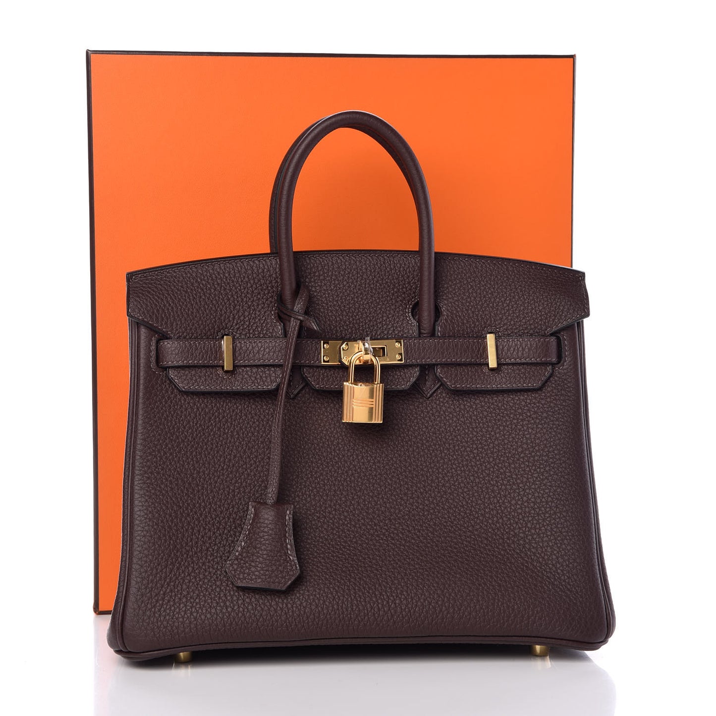 Togo Birkin 25 Chocolate