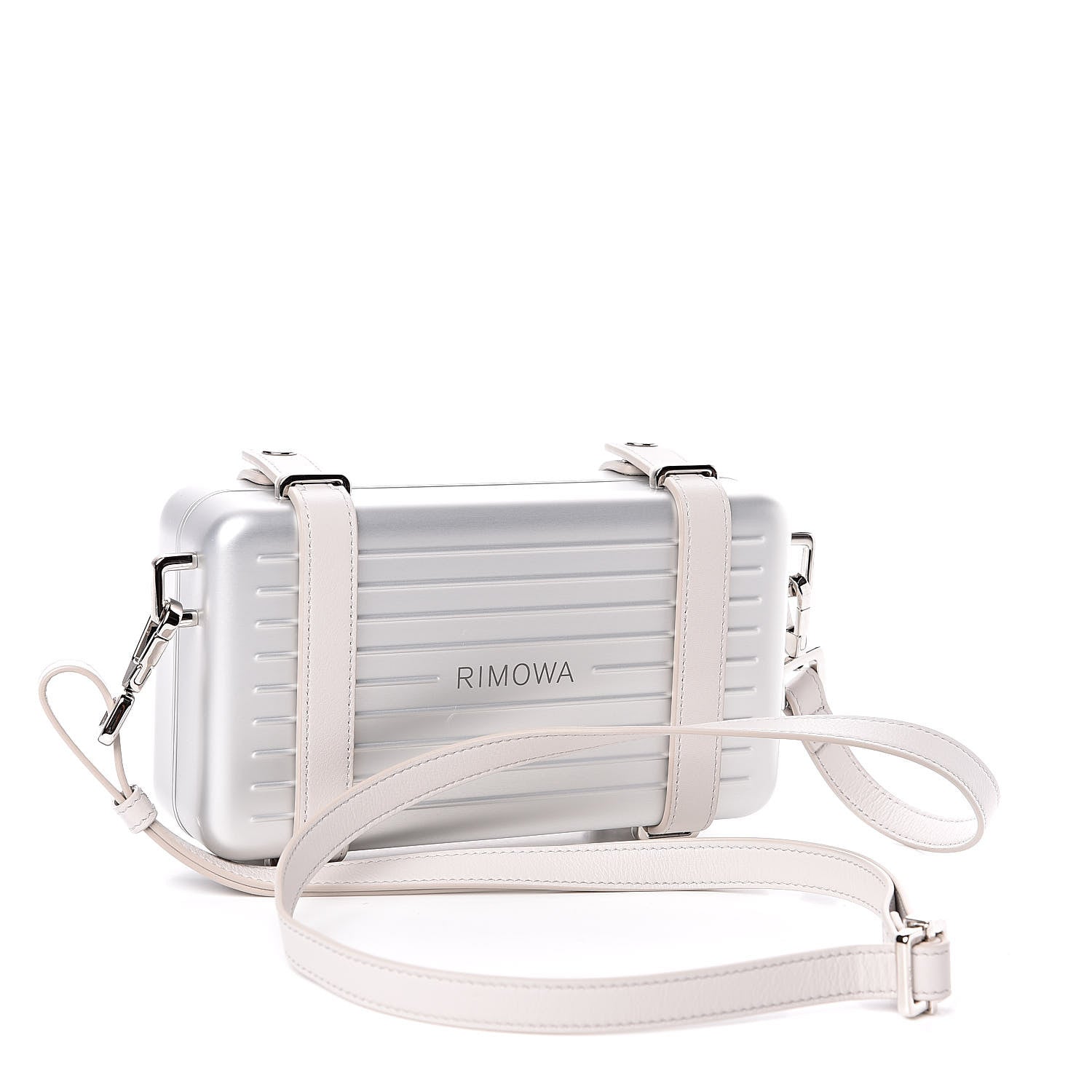 Christian Dior X RIMOWA Aluminum Personal Clutch On Strap Silver 3 of 13