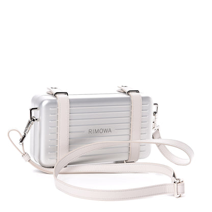 Christian Dior X RIMOWA Aluminum Personal Clutch On Strap Silver 3 of 13