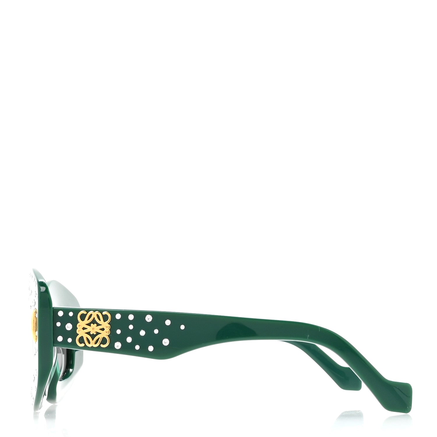 Loewe Acetate Cat Eye Sunglasses LW4114IS Green 1813571 – FASHIONPHILE