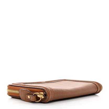 Chloe Calfskin Marcie Long Zip Around Wallet Tan 4 of 9