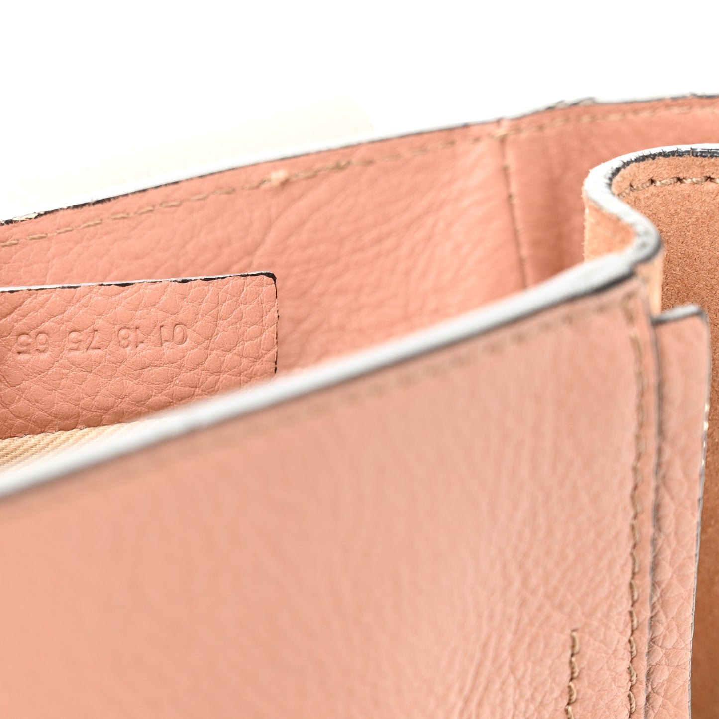 Suede Calfskin Small Faye Backpack Nougat