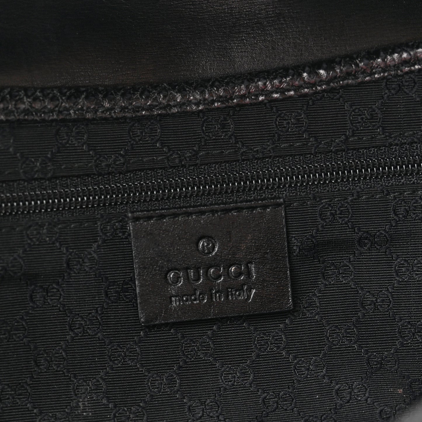 Snakeskin Small Jackie O Hobo Black