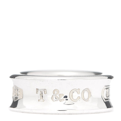 Tiffany Sterling Silver 1837 Band Ring 48 4.5 1 of 5