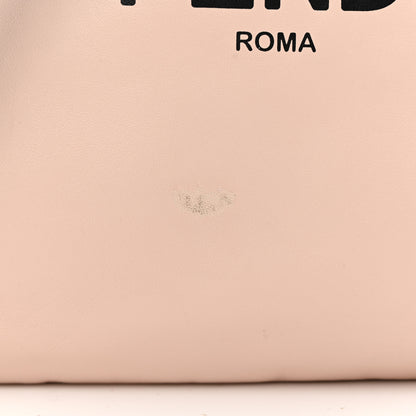 Fendi Soft Nappa Logo Small Drawstring Pouch Bag Rosa Quarzo Black 12 of 12