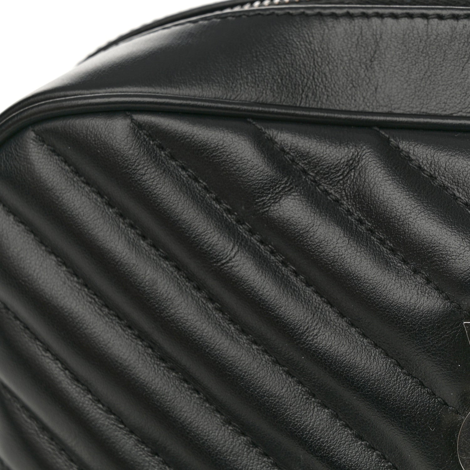 Saint Laurent Calfskin Matelasse Monogram Lou Camera Bag Black 14 of 14