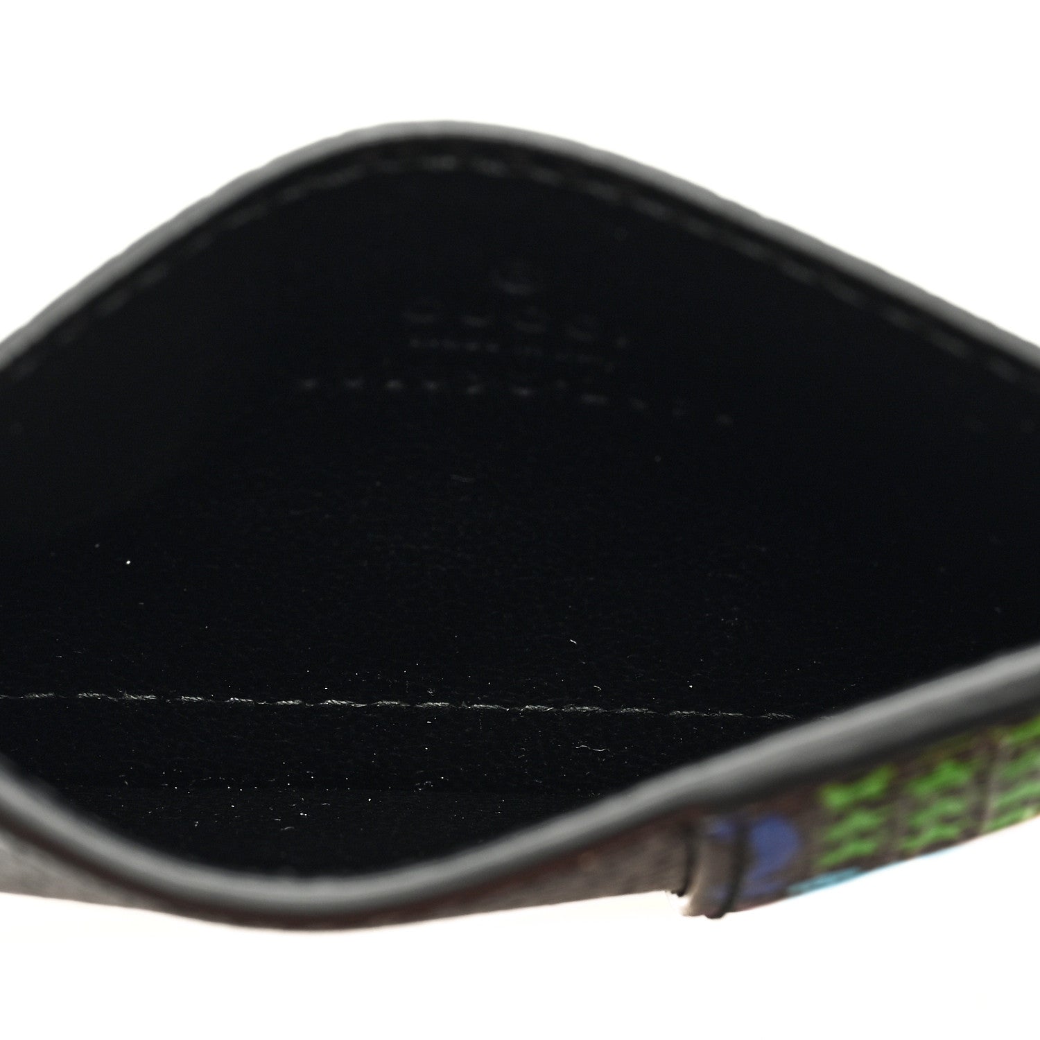 Gucci GG Supreme Monogram Psychedelic Card Holder Black 5 of 7
