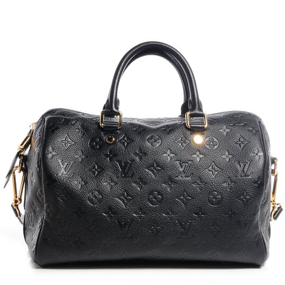 Louis Vuitton Empreinte Speedy Bandouliere 30 Black 1 of 7