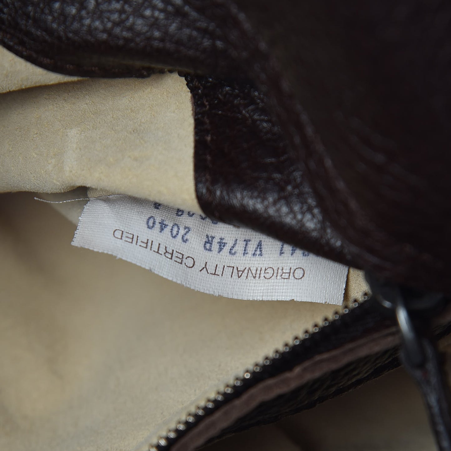 Cervo Deerskin Large Hobo Ebano