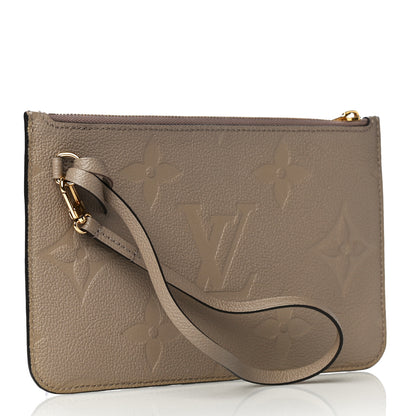 Louis Vuitton Empreinte Monogram Giant Neverfull MM Pochette Tourterelle 7 of 7