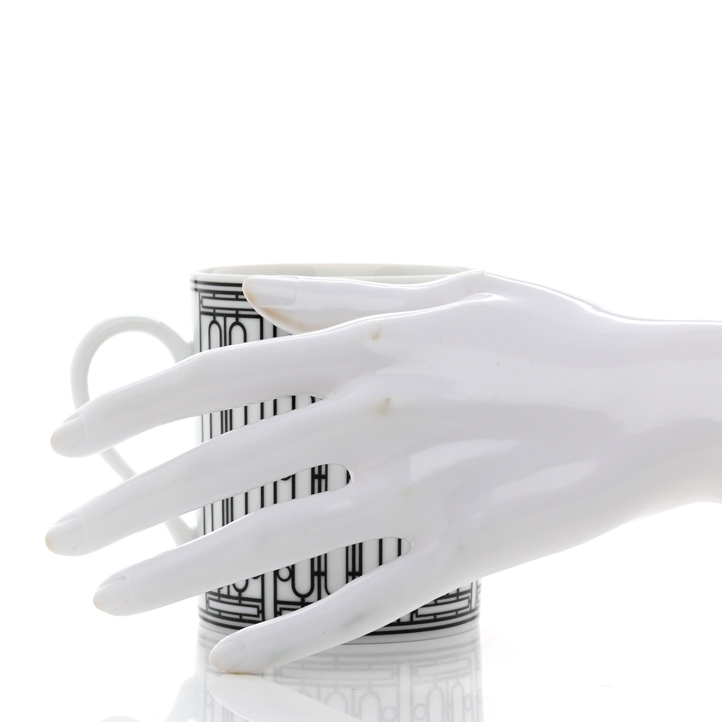 Porcelain H Deco Mug