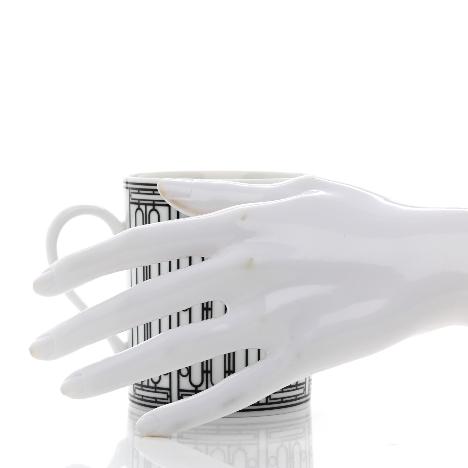 Hermes Porcelain H Deco Mug 2 of 10