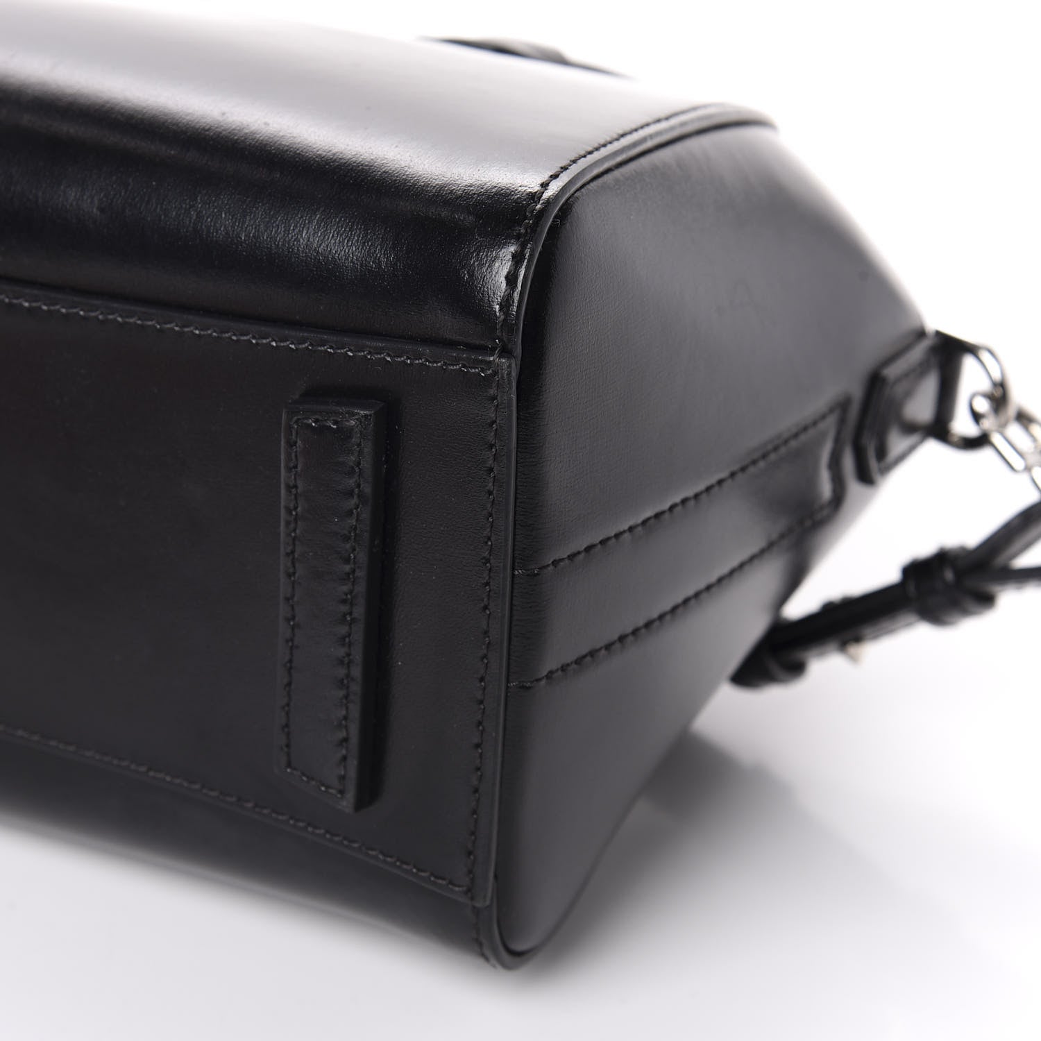 Givenchy Shiny Lord Calfskin Mini Antigona Black 7 of 10