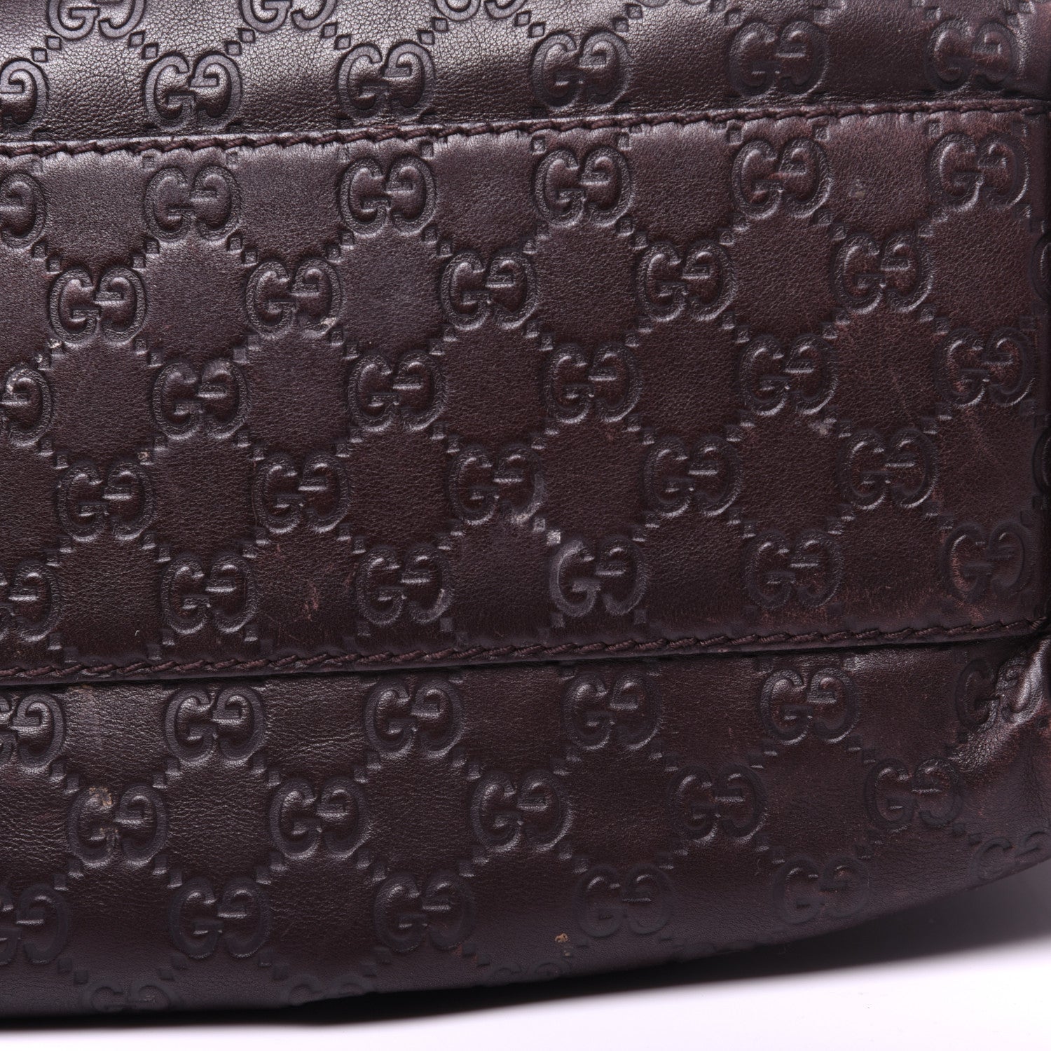 Gucci Guccissima Signature Large Sukey Tote Chocolate 13 of 13