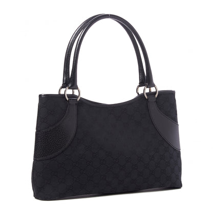 Gucci Monogram Shoulder Bag Black 2 of 7