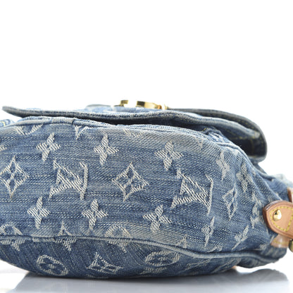 Louis Vuitton Denim Camera Bag Blue 6 of 9