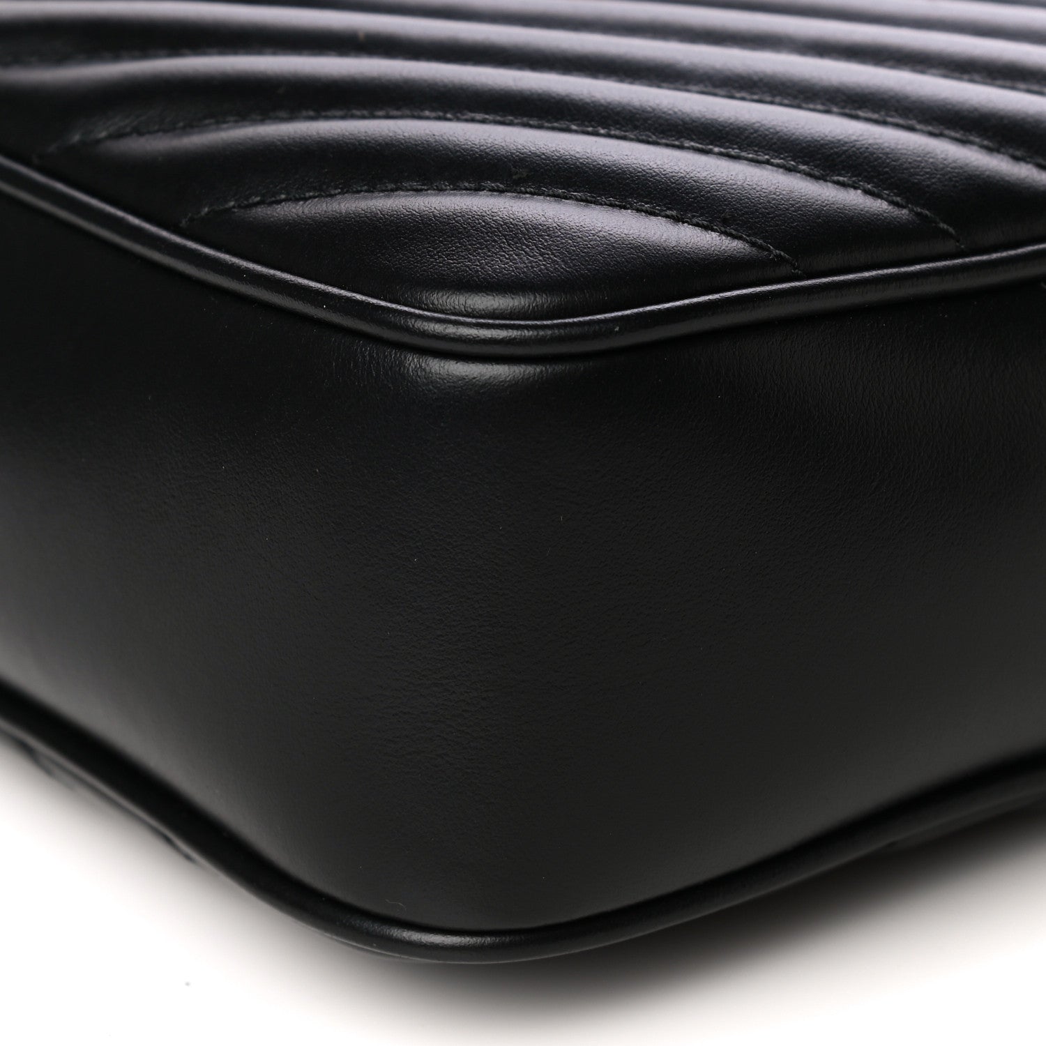 Saint Laurent Calfskin Matelasse Monogram Lou Camera Bag Black 10 of 10