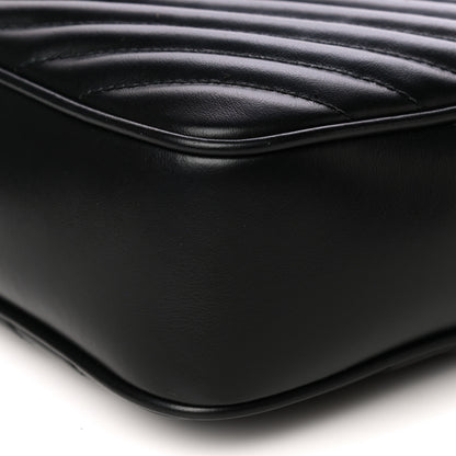 Saint Laurent Calfskin Matelasse Monogram Lou Camera Bag Black 10 of 10