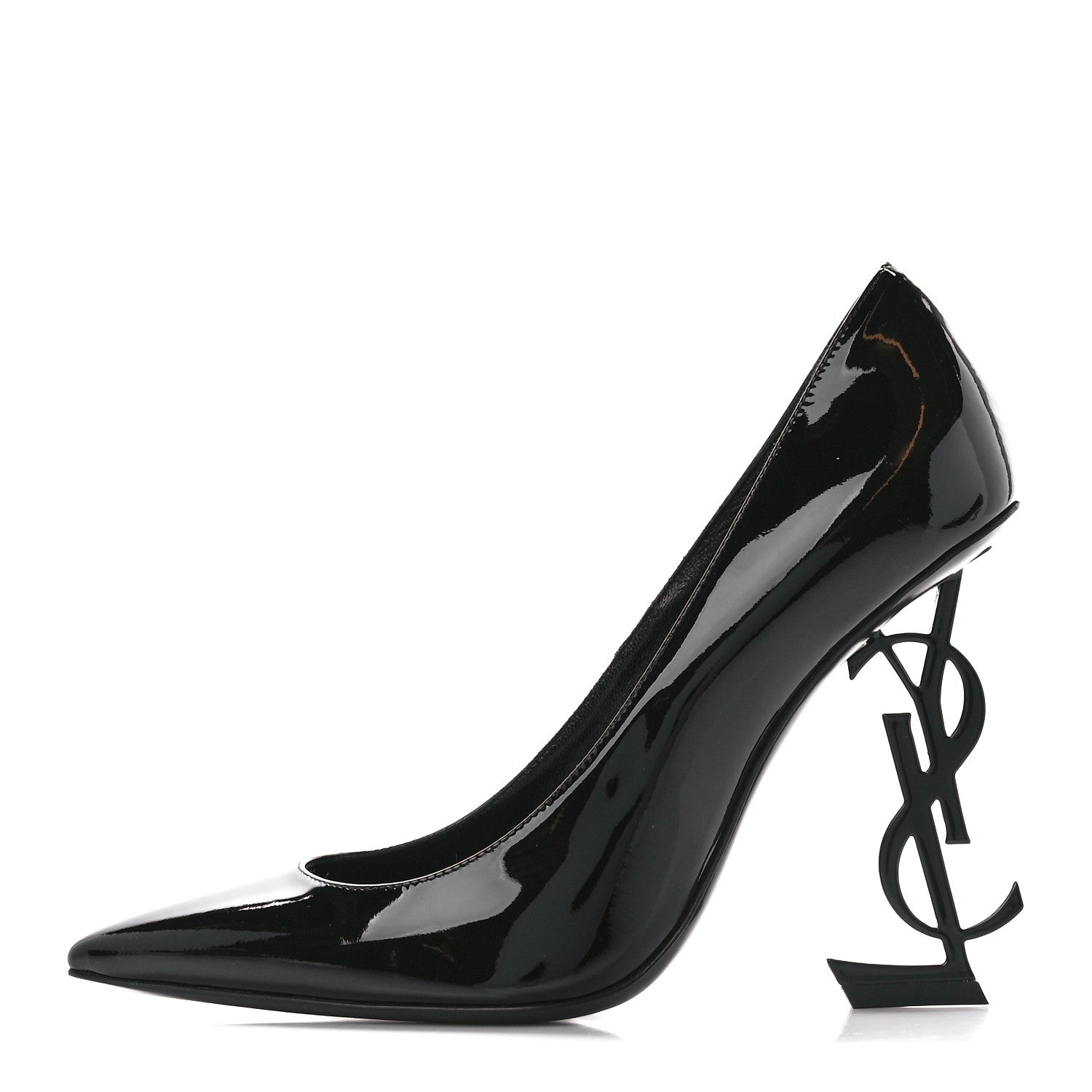 Saint Laurent Patent Calfskin Opyum 110 Pumps 35 Black 1 of 9
