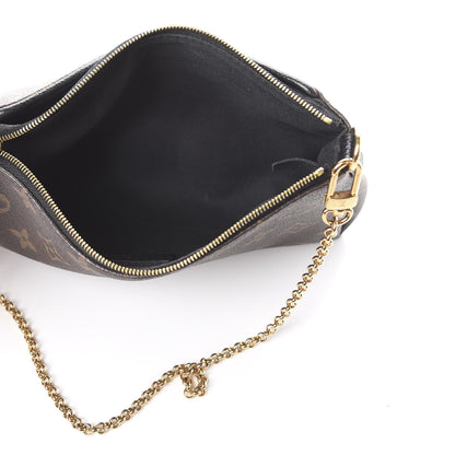 Louis Vuitton Monogram Pallas Clutch Black 4 of 8