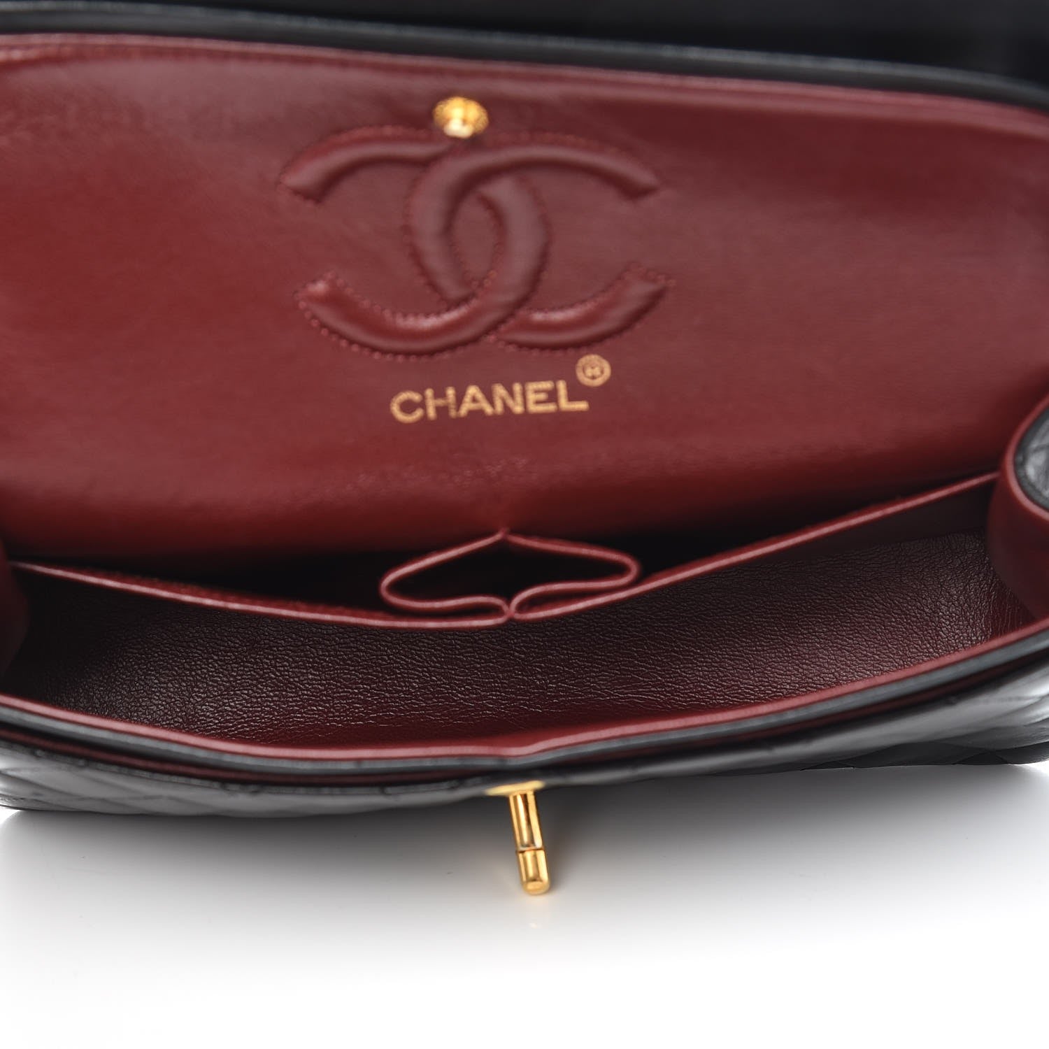 Chanel Lambskin Quilted Small Double Flap Black 5 of 15