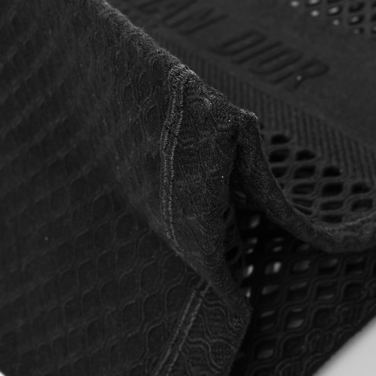 Christian Dior Mesh Embroidered Book Tote Black 10 of 12
