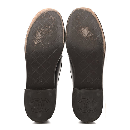 Chanel Lambskin Quilted CC Turnlock Loafers 40 Dark Brown 6 of 11