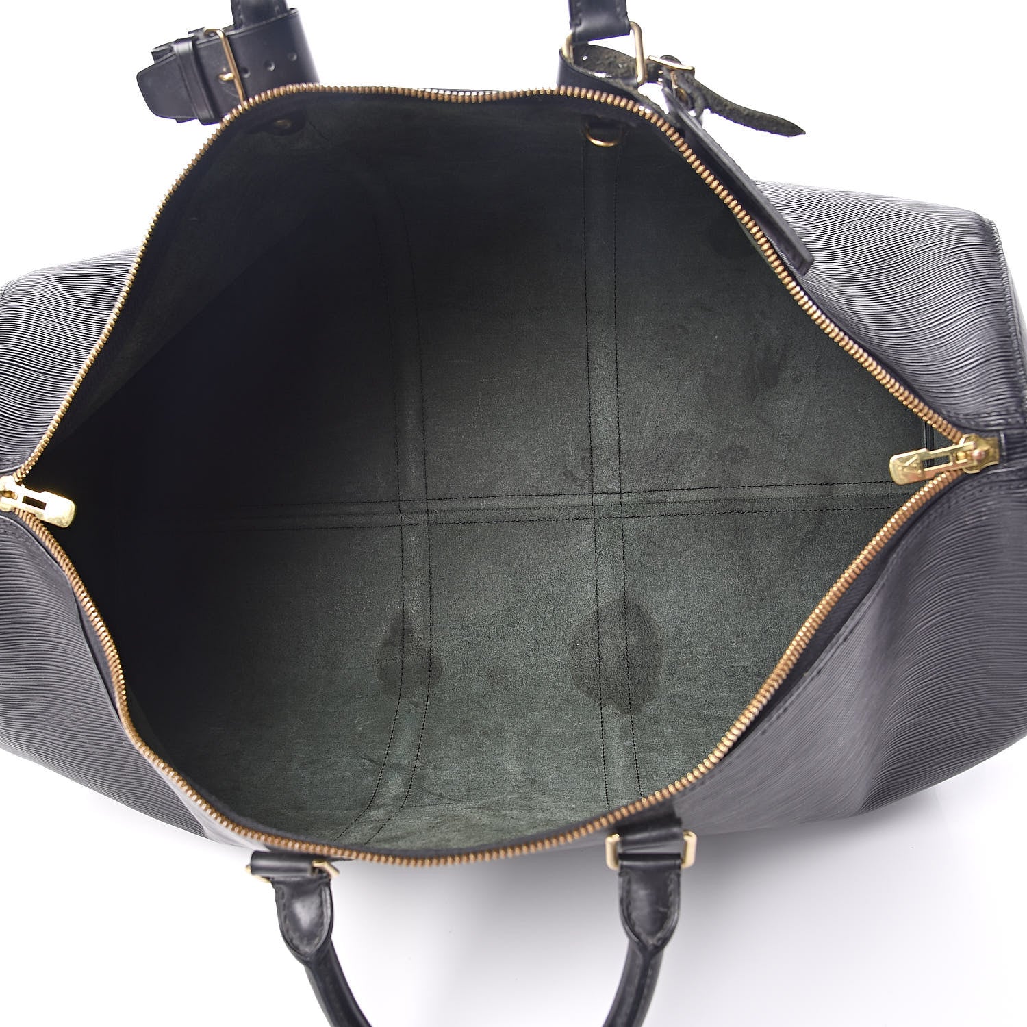Louis Vuitton Epi Keepall 55 Black 5 of 21