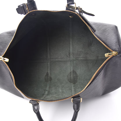 Louis Vuitton Epi Keepall 55 Black 5 of 21