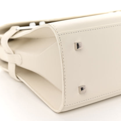 Delvaux Calfskin MM Tempete Satchel Ivory 9 of 10
