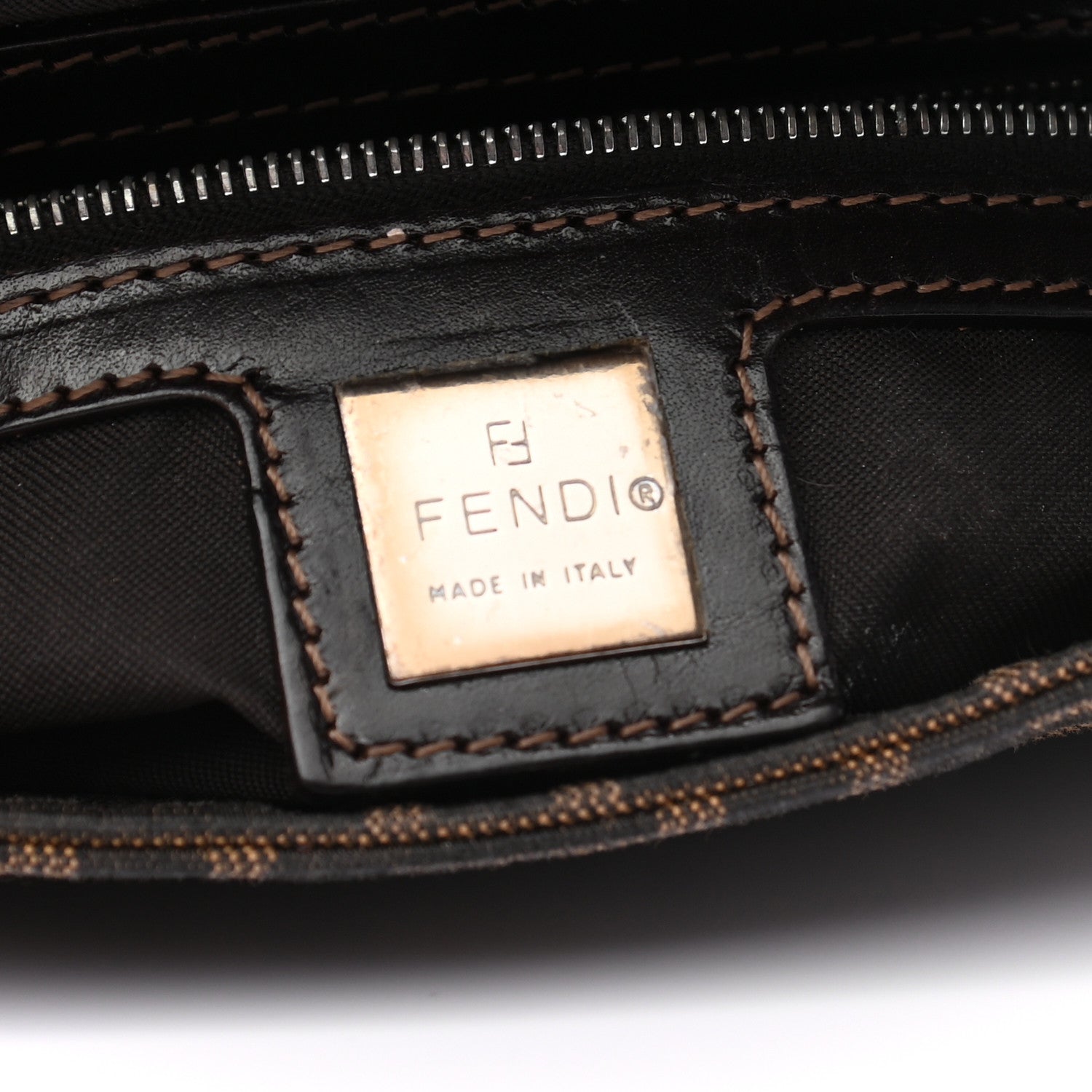 Fendi Zucca Shoulder Bag Tobacco 5 of 6