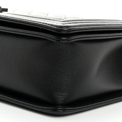 Chanel Caviar Quilted New Medium Boy Flap Black 10 of 10