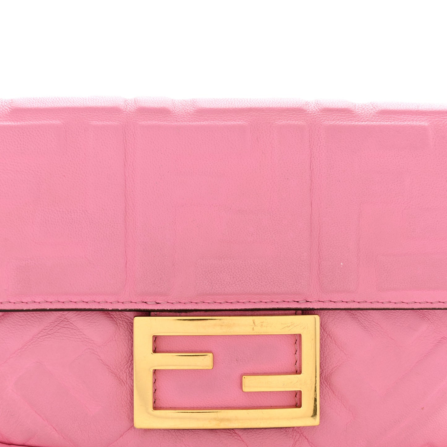 Nappa FF 1974 Embossed Mini Baguette Lollypop