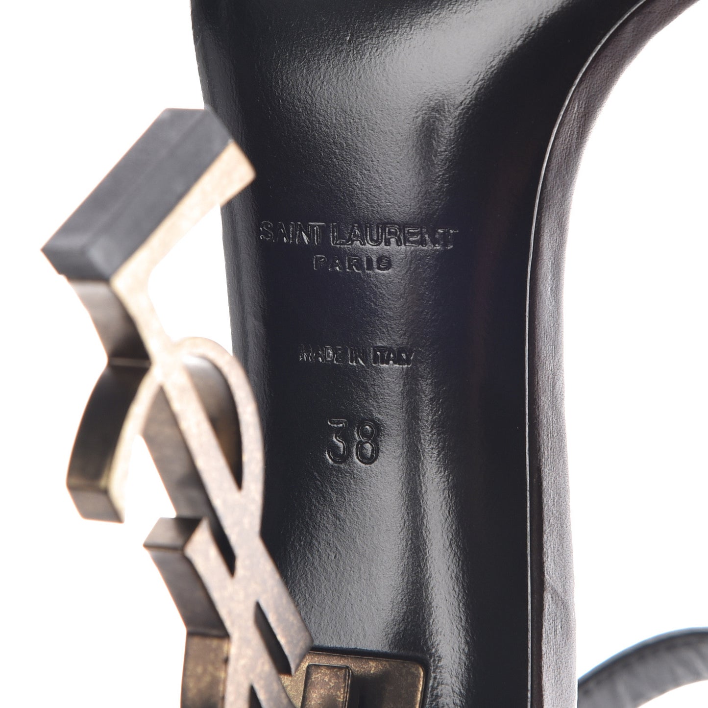 Calfskin Opyum Sandals 38 Brown