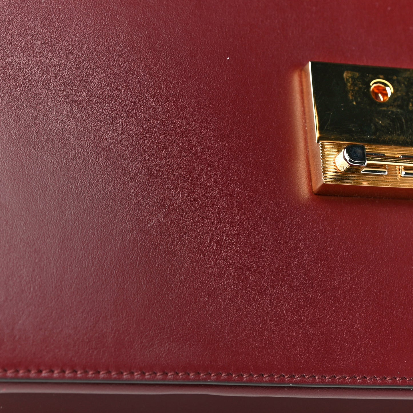 Smooth Calfskin Small Zumi Shoulder Bag Vintage Bordeaux