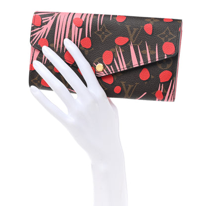 Louis Vuitton Monogram Jungle Dots Sarah Wallet Sugar Pink Poppy 2 of 7