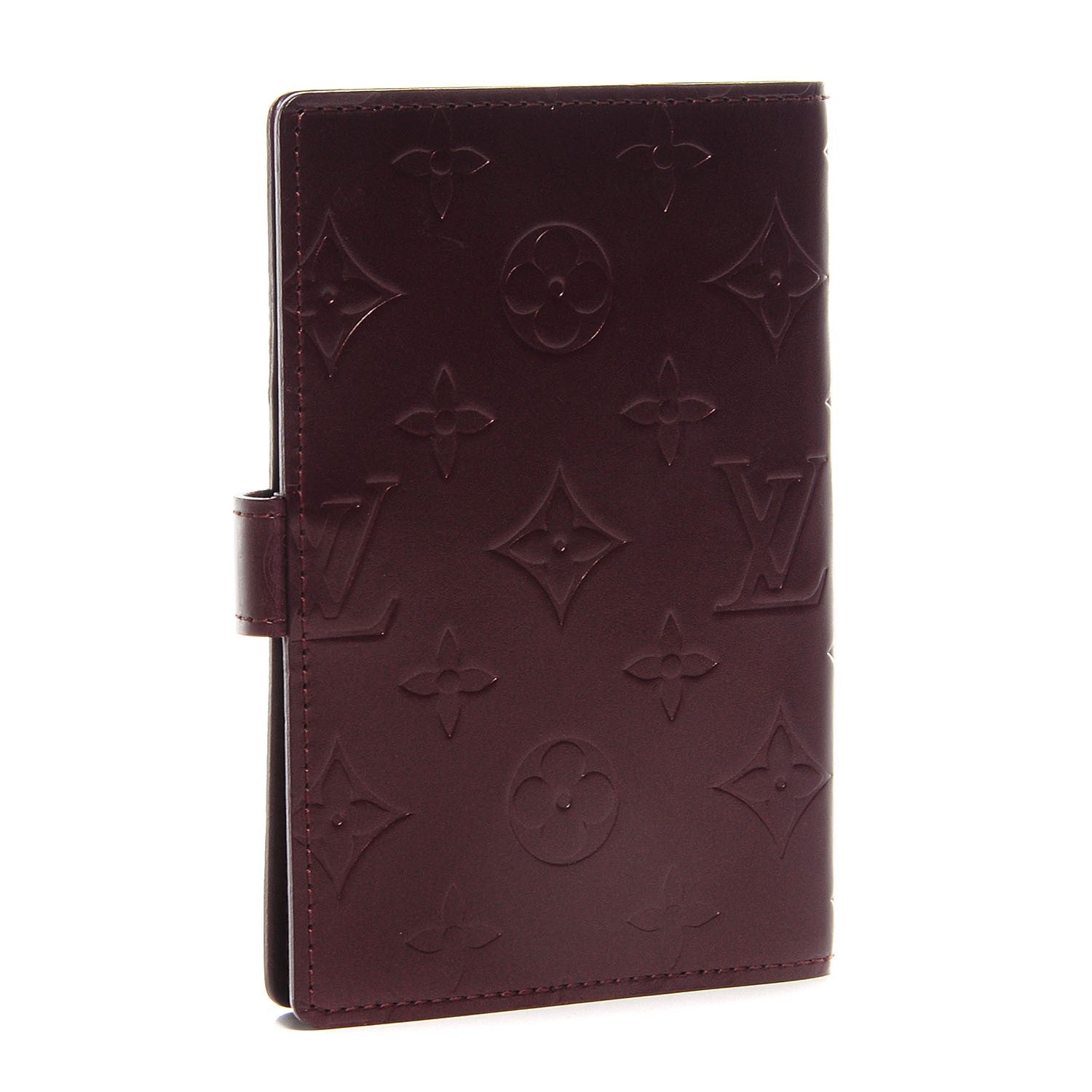 Louis Vuitton Mat Monogram Small Ring Agenda Cover Violet 3 of 7