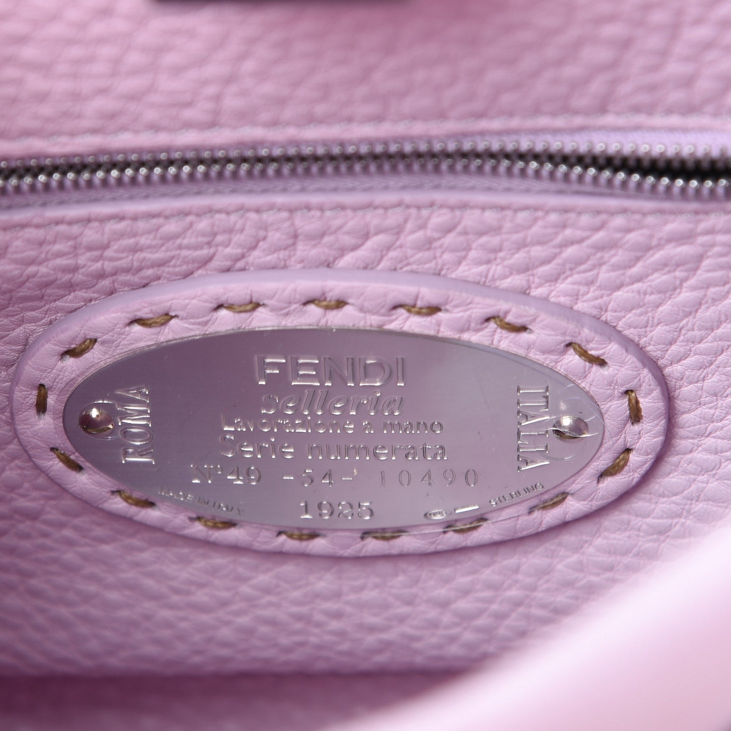 Cuoio Romano Selleria Mini Peekaboo Iconic Satchel Anemone